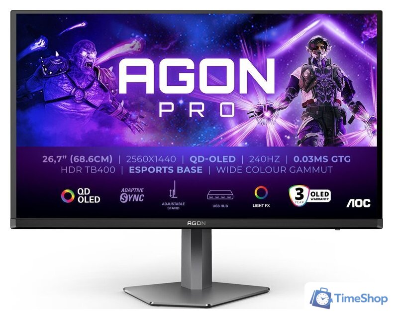 Игровой монитор AOC Agon Pro AG276QZD2 - Изображение №1 — Интернет-магазин Time-Shop