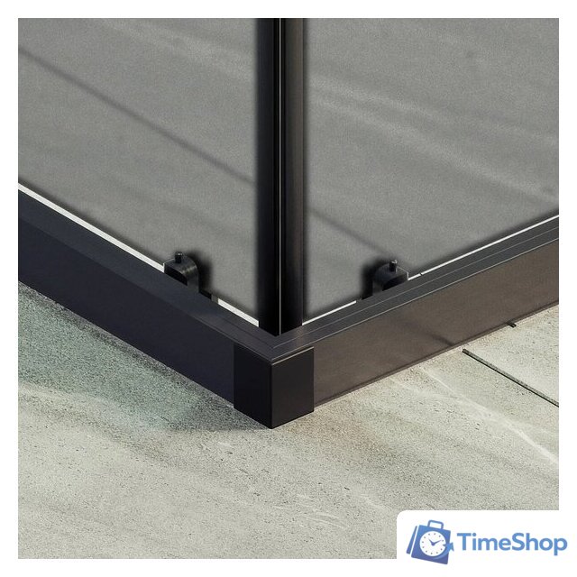 Душевой уголок MaybahGlass MGY-1331-6 (графит матовый стекло/черный) - Изображение №5 — Интернет-магазин Time-Shop