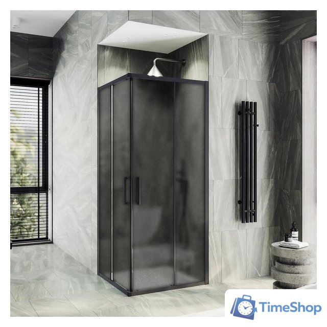 Душевой уголок MaybahGlass MGY-1331-6 (графит матовый стекло/черный) - Изображение №2 — Интернет-магазин Time-Shop