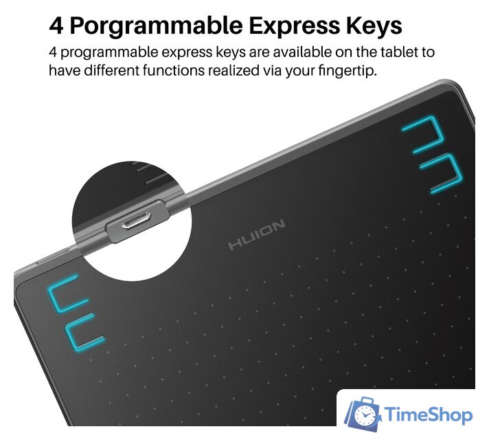 Графический планшет Huion HS64 - Изображение №2 — Интернет-магазин Time-Shop