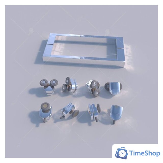 Душевой уголок RGW CL-48 32094890-011 100x90 (хром/прозрачное стекло) - Изображение №2 — Интернет-магазин Time-Shop