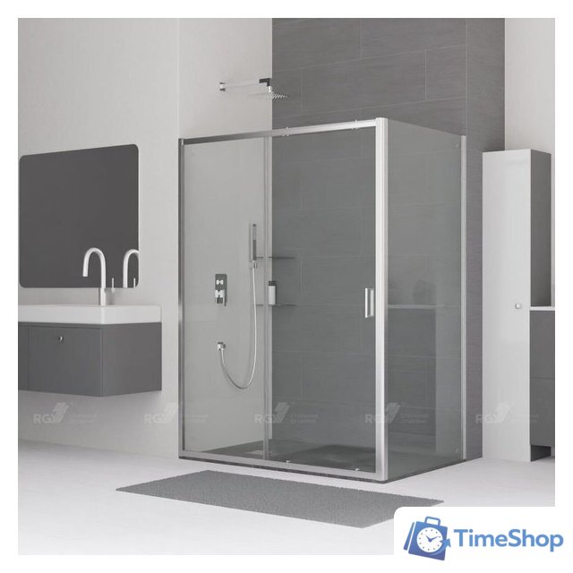 Душевой уголок RGW CL-48 32094890-011 100x90 (хром/прозрачное стекло) - Изображение №1 — Интернет-магазин Time-Shop