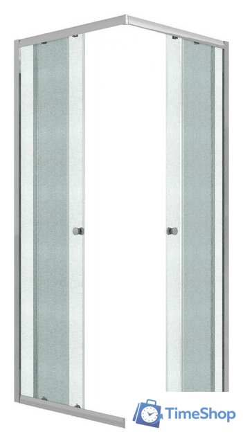 Душевой уголок Niagara Eco NG-1009-14QMT 90x90x190 (хром/стекло матовое) - Изображение №2 — Интернет-магазин Time-Shop