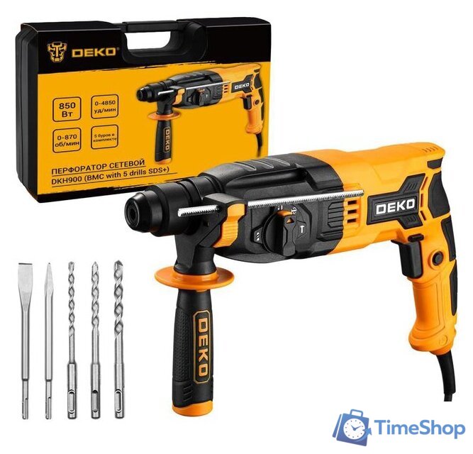 Перфоратор Deko DKH900 083-1044 (кейс) - Изображение №1 — Интернет-магазин Time-Shop
