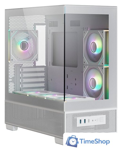 Корпус XASTRA Q500M 3ARGB-C10 (белый) - Изображение №4 — Интернет-магазин Time-Shop
