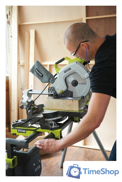 Торцовочная пила Ryobi EMS254L - Изображение №6 — Интернет-магазин Time-Shop