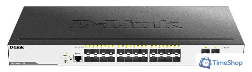 Управляемый коммутатор 2-го уровня D-Link DGS-3000-28XS/B1A - Изображение №1 — Интернет-магазин Time-Shop