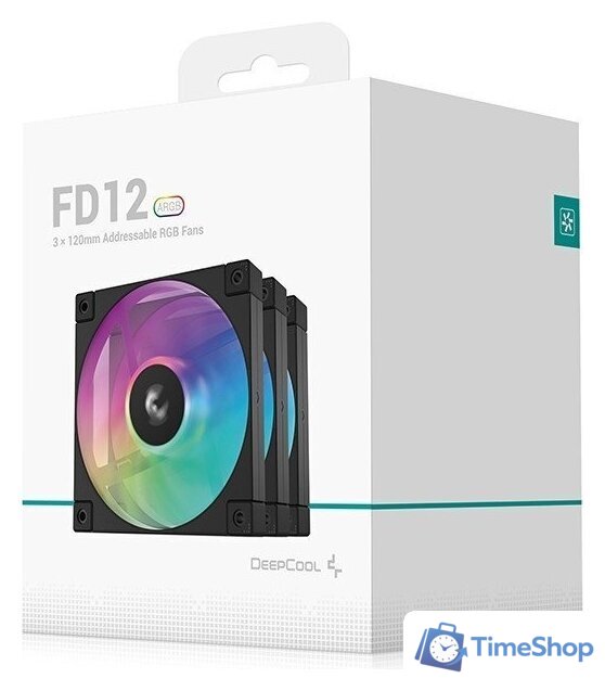 Комплект вентиляторов для корпуса DeepCool FD12 ARGB R-FD12-BKAPN3-G - Изображение №10 — Интернет-магазин Time-Shop