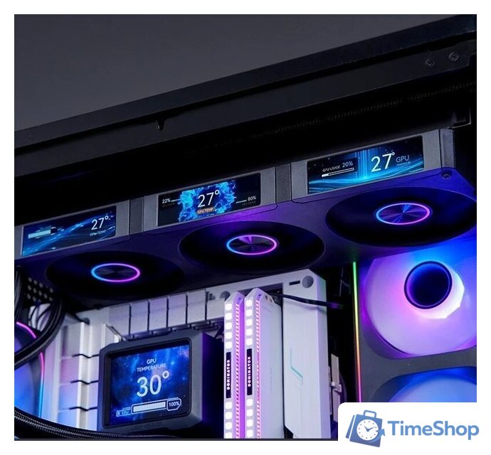 Система жидкостного охлаждения для процессора Jonsbo TF3-360SCW (белый) - Изображение №12 — Интернет-магазин Time-Shop