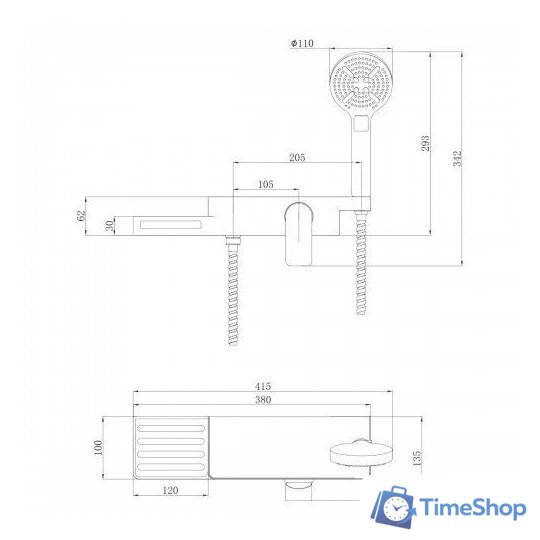 Смеситель Lemark Unibox LM6903CW - Изображение №2 — Интернет-магазин Time-Shop