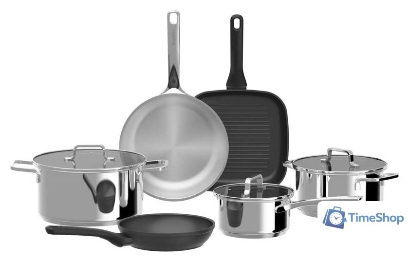 Набор кастрюль BergHOFF Helix 1315089 - Изображение №1 — Интернет-магазин Time-Shop