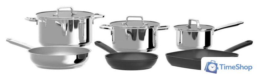 Набор кастрюль BergHOFF Helix 1315089 - Изображение №3 — Интернет-магазин Time-Shop