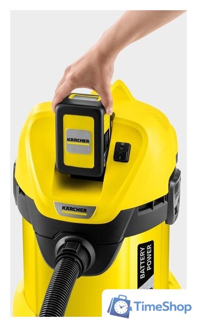 Пылесос Karcher WD 3 Battery 1.629-910.0 - Изображение №4 — Интернет-магазин Time-Shop