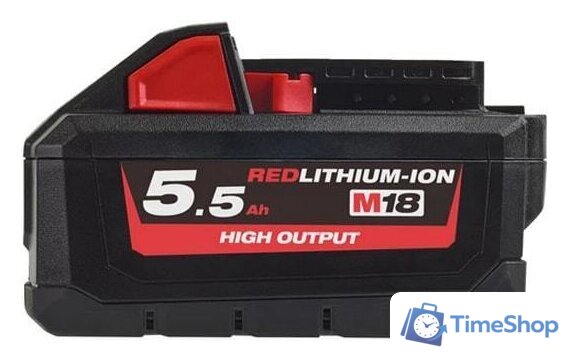 Аккумулятор Milwaukee M18 HB5.5 4932464712 (18В/5.5 Ah) - Изображение №2 — Интернет-магазин Time-Shop