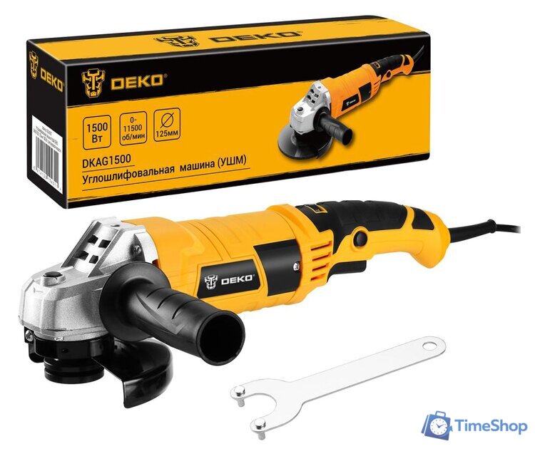 Угловая шлифмашина Deko DKAG1500 - Изображение №1 — Интернет-магазин Time-Shop