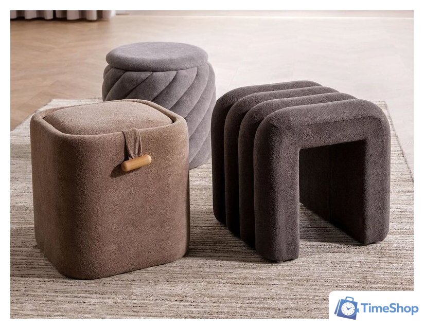 Пуфик Signal Nap (темно-бежевый) - Изображение №3 — Интернет-магазин Time-Shop