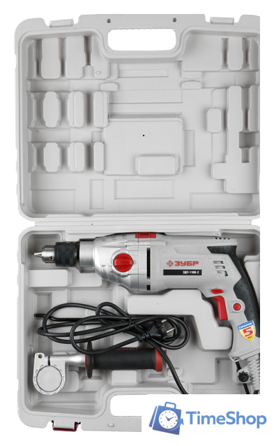 Ударная дрель Зубр ЗДУ-1100-2 ЭРМКМ2 - Изображение №2 — Интернет-магазин Time-Shop