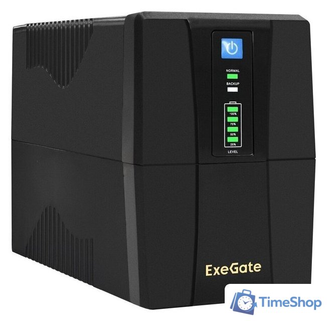 Источник бесперебойного питания ExeGate Power Back BNB-1000.LED.AVR.2SH.RJ.USB - Изображение №1 — Интернет-магазин Time-Shop