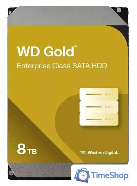 Жесткий диск WD Gold 8TB WD8005FRYZ - Изображение №1 — Интернет-магазин Time-Shop