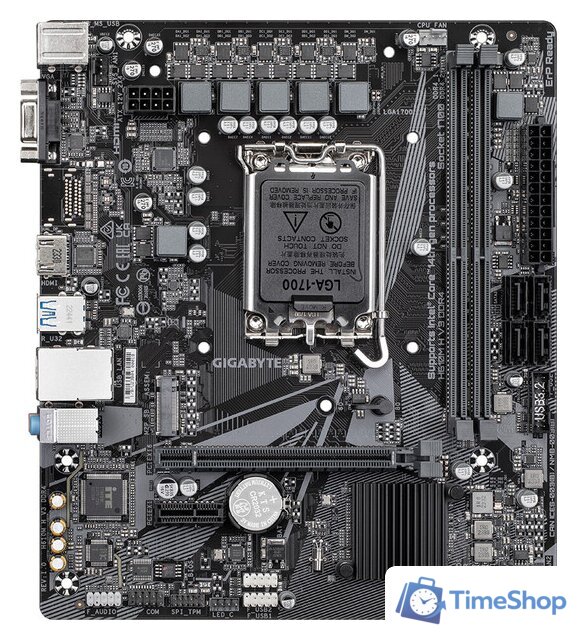 Материнская плата Gigabyte H610M H V3 DDR4 (rev. 1.0) - Изображение №1 — Интернет-магазин Time-Shop