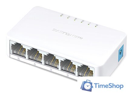 Неуправляемый коммутатор Mercusys MS105 - Изображение №1 — Интернет-магазин Time-Shop