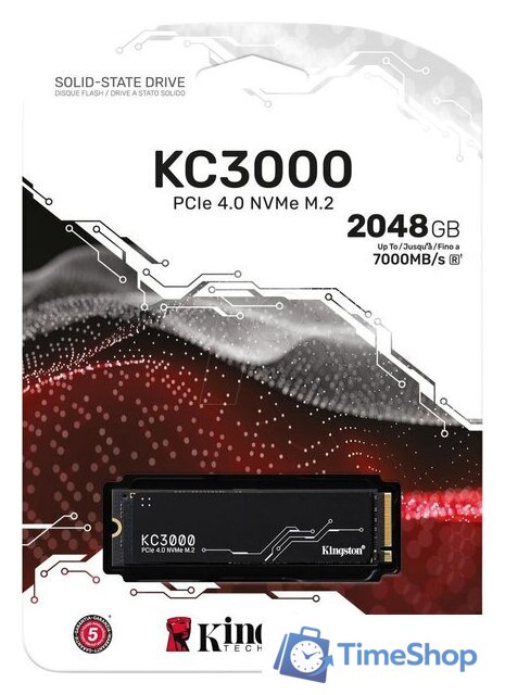 SSD Kingston KC3000 2TB SKC3000D/2048G - Изображение №5 — Интернет-магазин Time-Shop