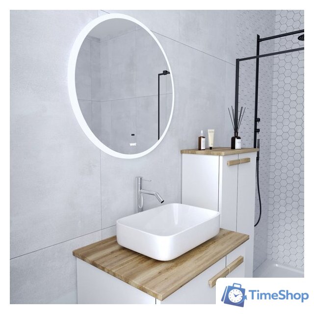  Viant Тумба под умывальник Мюнхен VMUN70NBEL-T2STP (белый) - Изображение №4 — Интернет-магазин Time-Shop