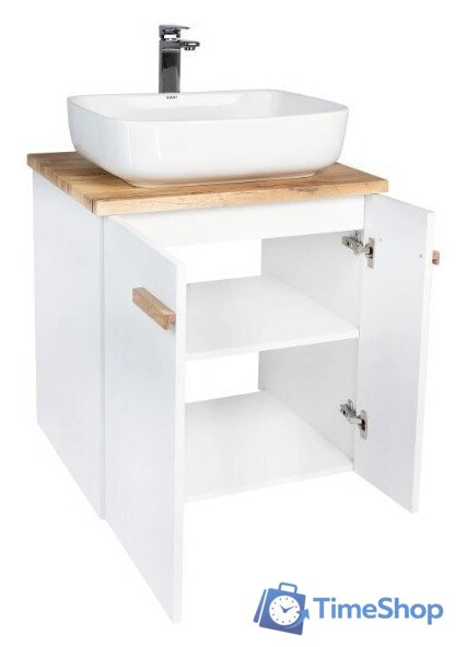  Viant Тумба под умывальник Мюнхен VMUN70NBEL-T2STP (белый) - Изображение №3 — Интернет-магазин Time-Shop