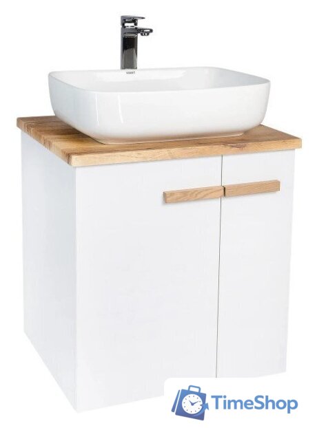  Viant Тумба под умывальник Мюнхен VMUN70NBEL-T2STP (белый) - Изображение №1 — Интернет-магазин Time-Shop