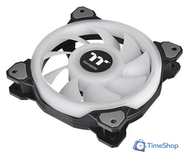 Комплект вентиляторов для корпуса Thermaltake Riing Quad 14 RGB TT Premium 3 Fan Pack CL-F089-PL14SW-A - Изображение №2 — Интернет-магазин Time-Shop