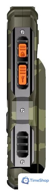 Кнопочный телефон BQ BQ-2410L Tank Power 4G (зеленый камуфляж) - Изображение №5 — Интернет-магазин Time-Shop