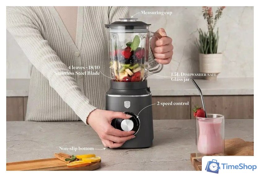 Стационарный блендер Berlinger Haus BH9539 - Изображение №2 — Интернет-магазин Time-Shop