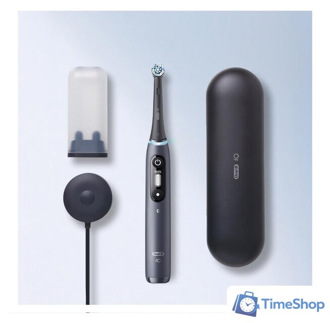 Комплект зубных щеток Oral-B iO 7 Duo (черный/белый) 4210201363040 - Изображение №17 — Интернет-магазин Time-Shop