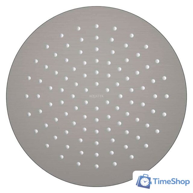 Верхний душ Aquatek AQ2073BGM (черный хром) - Изображение №1 — Интернет-магазин Time-Shop