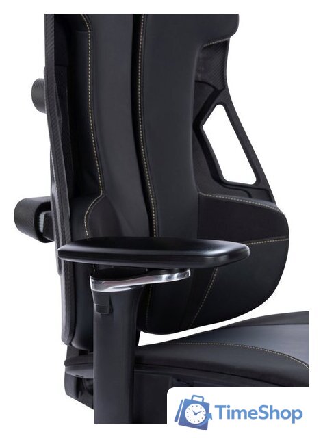 Игровое (геймерское) кресло CACTUS CS-CHR-DUO-BBK (черный кожзам) - Изображение №9 — Интернет-магазин Time-Shop