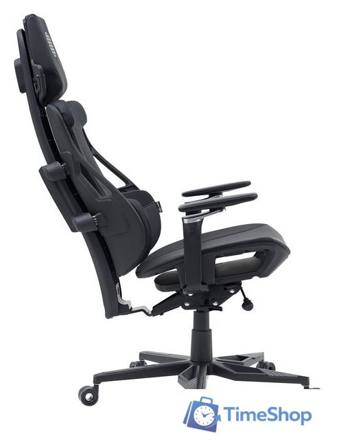 Игровое (геймерское) кресло CACTUS CS-CHR-DUO-BBK (черный кожзам) - Изображение №6 — Интернет-магазин Time-Shop