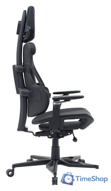 Игровое (геймерское) кресло CACTUS CS-CHR-DUO-BBK (черный кожзам) - Изображение №3 — Интернет-магазин Time-Shop