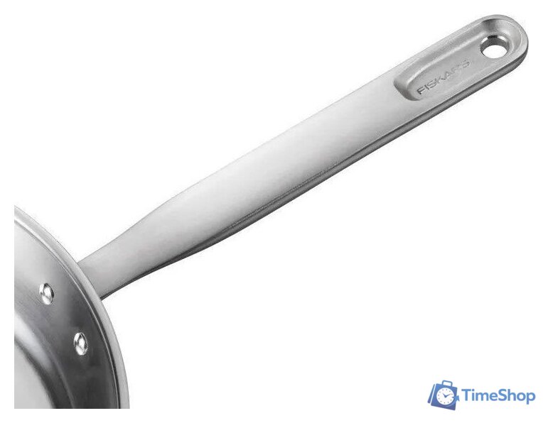 Сковорода ВОК Fiskars All Steel 1064747 - Изображение №3 — Интернет-магазин Time-Shop