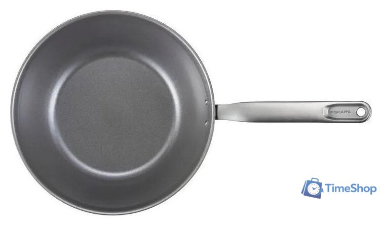 Сковорода ВОК Fiskars All Steel 1064747 - Изображение №2 — Интернет-магазин Time-Shop