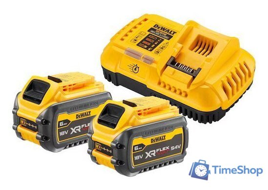 Аккумулятор с зарядным устройством DeWalt DCB118T2 (18В/2x6 Ач) - Изображение №1 — Интернет-магазин Time-Shop