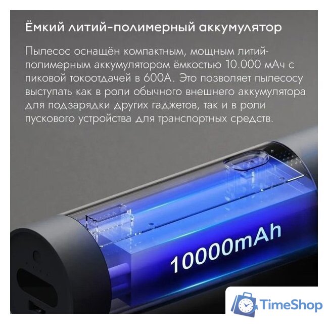 Пылесос Lydsto YM-XCYJDY02 (черный) - Изображение №11 — Интернет-магазин Time-Shop