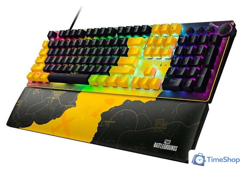 Клавиатура Razer Huntsman V2 PUBG: BATTLEGROUNDS Edition (Razer Optical Red, нет кириллицы) - Изображение №3 — Интернет-магазин Time-Shop