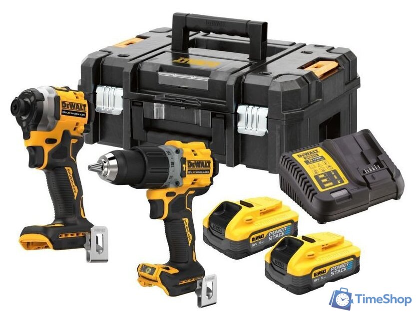  DeWalt DCK2050H2T (шуруповерт, винтоверт, 2 АКБ, кейс) - Изображение №1 — Интернет-магазин Time-Shop