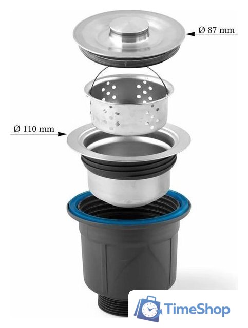 Кухонная мойка Diadonna S6050-1 - Изображение №10 — Интернет-магазин Time-Shop