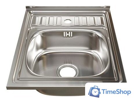 Кухонная мойка Mixline 527974 (полированная, 0.6 мм) - Изображение №1 — Интернет-магазин Time-Shop