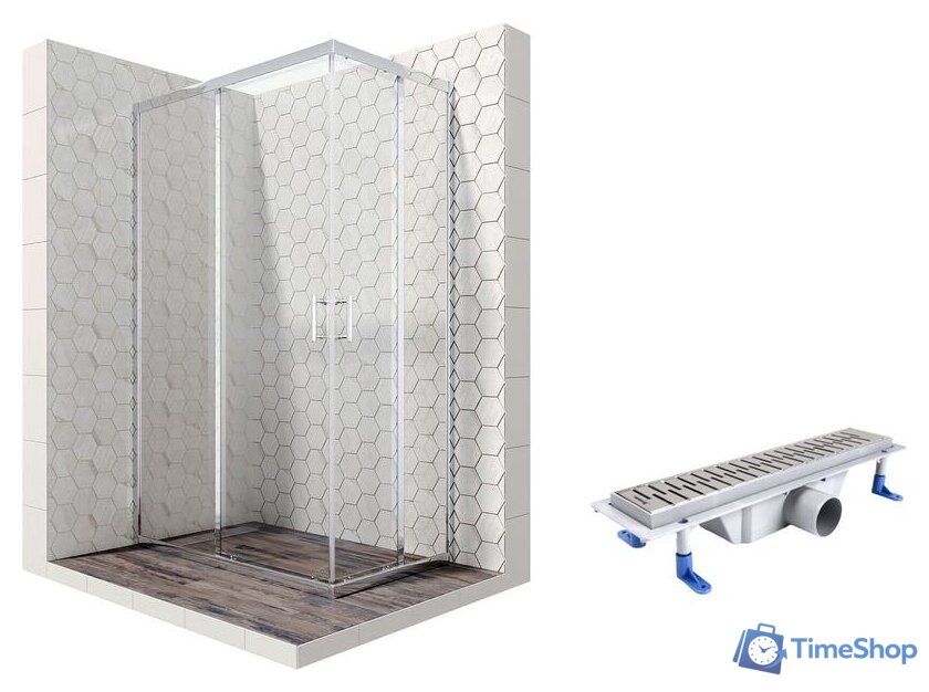 Душевой уголок Ambassador Set 14011101-ST2 - Изображение №1 — Интернет-магазин Time-Shop