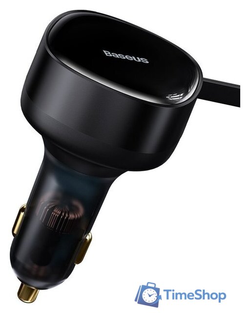 Автомобильное зарядное Baseus Enjoyment Pro 2-in-1 Car Charger C+L 60W C00057802111-02 - Изображение №3 — Интернет-магазин Time-Shop