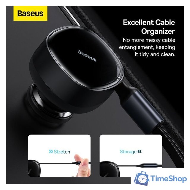 Автомобильное зарядное Baseus Enjoyment Pro 2-in-1 Car Charger C+L 60W C00057802111-02 - Изображение №13 — Интернет-магазин Time-Shop