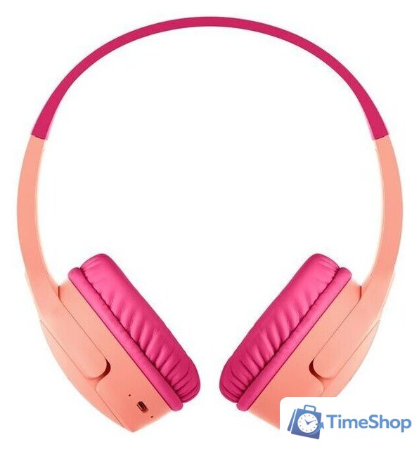 Наушники Belkin SoundForm Mini Wireless USB-C (розовый) - Изображение №2 — Интернет-магазин Time-Shop