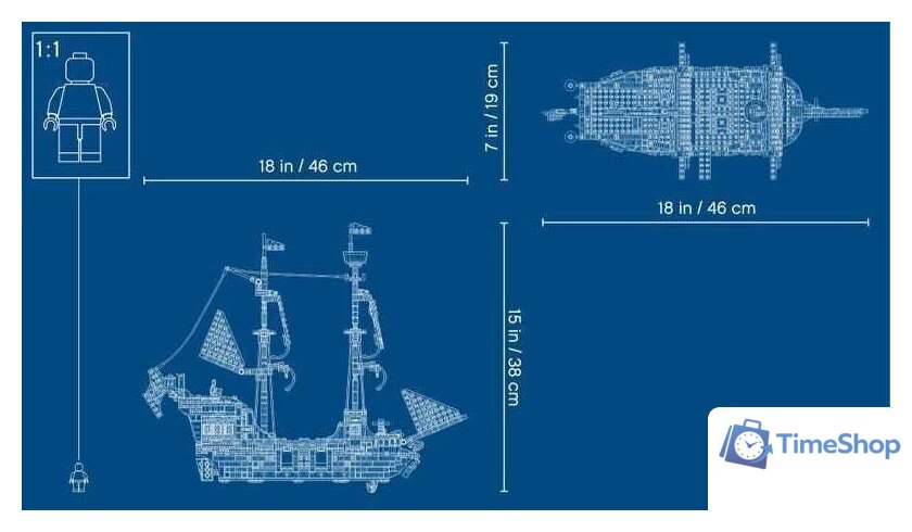 Конструктор LEGO Creator 31109 Пиратский корабль - Изображение №16 — Интернет-магазин Time-Shop